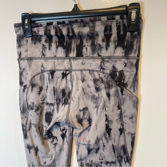 Lululemon Fast and Free Tight II 25" *Game Day Dark Chrome Black women's size 6‎ - Picture 5 of 6